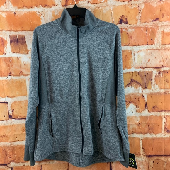 SOLD!!NWT C9 by Champion Women’s Knit Full Zip Gray Trac - Picture 10 of 16